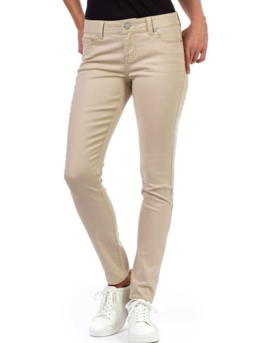 NWT Jordache Girls' Skinny Stretch Khaki Pants - Tan girls 14